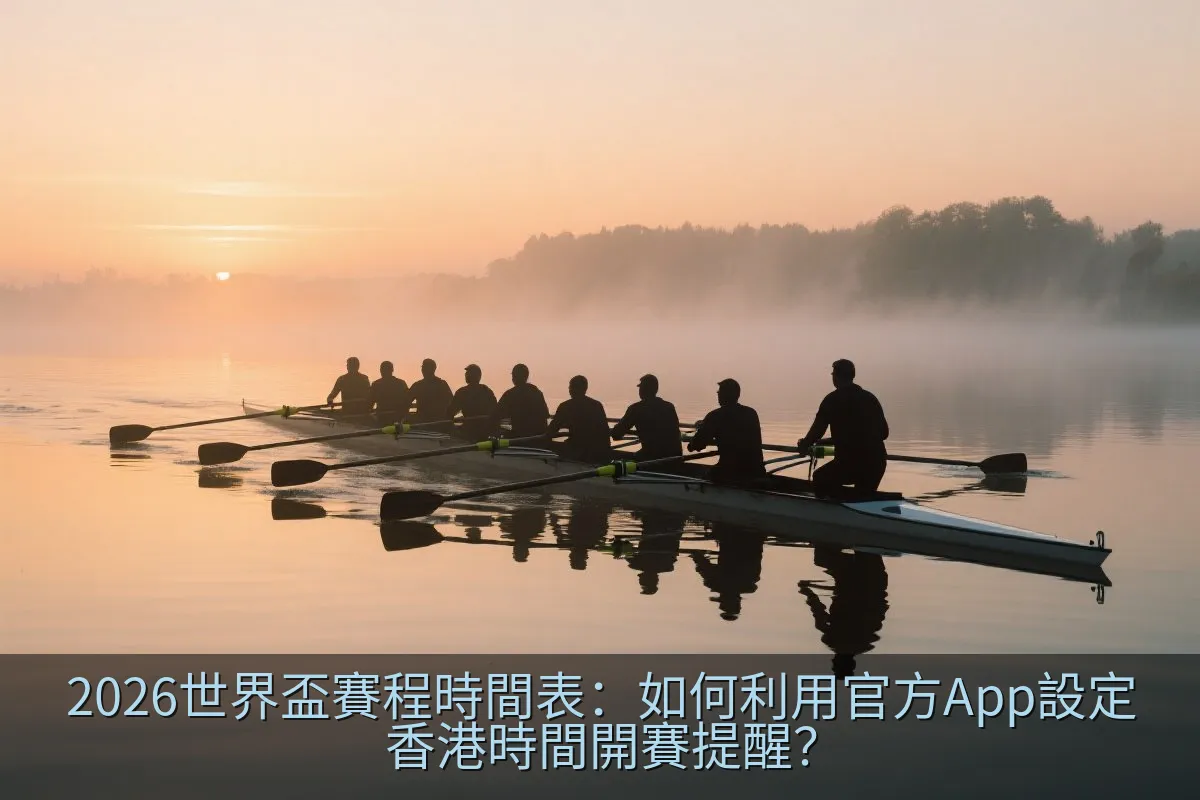 2026世界盃賽程時間表：如何利用官方App設定香港時間開賽提醒？